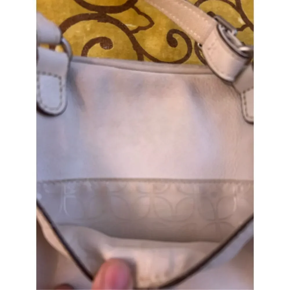 Fossil leather crossbody cream color (discoloration) 8